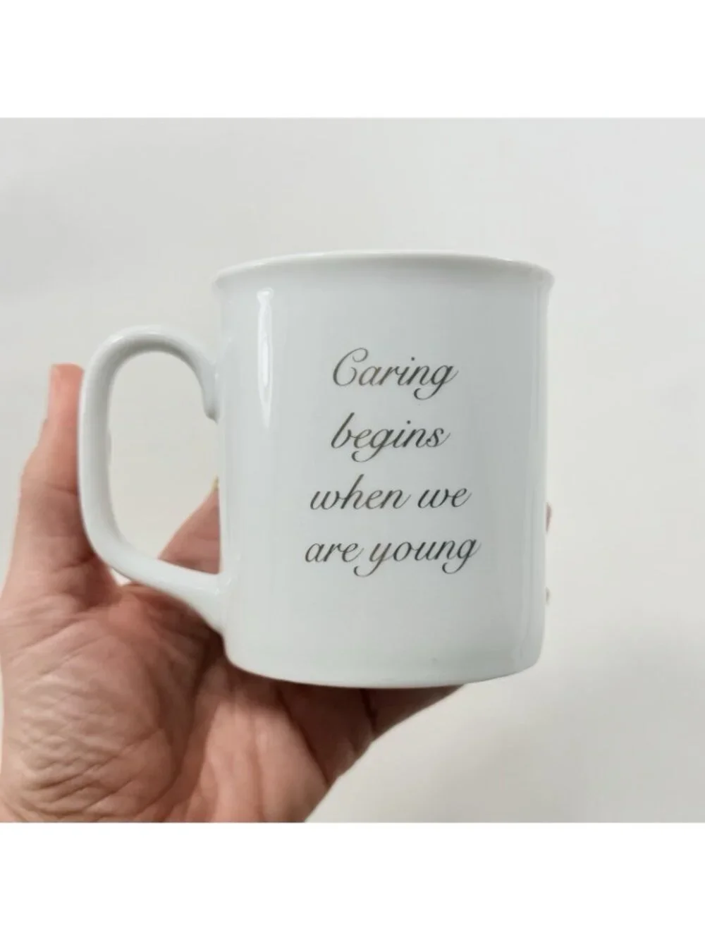 Vintage Richard Judson Zoland Childhood Dreams Mug 75921 Quote Caring Young Kid